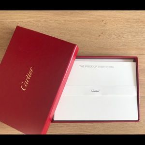 Cartier stationary.